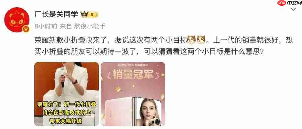 荣耀 Magic V Flip2 再曝，还有限定版本