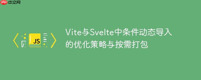Vite与Svelte中条件动态导入的优化策略与按需打包