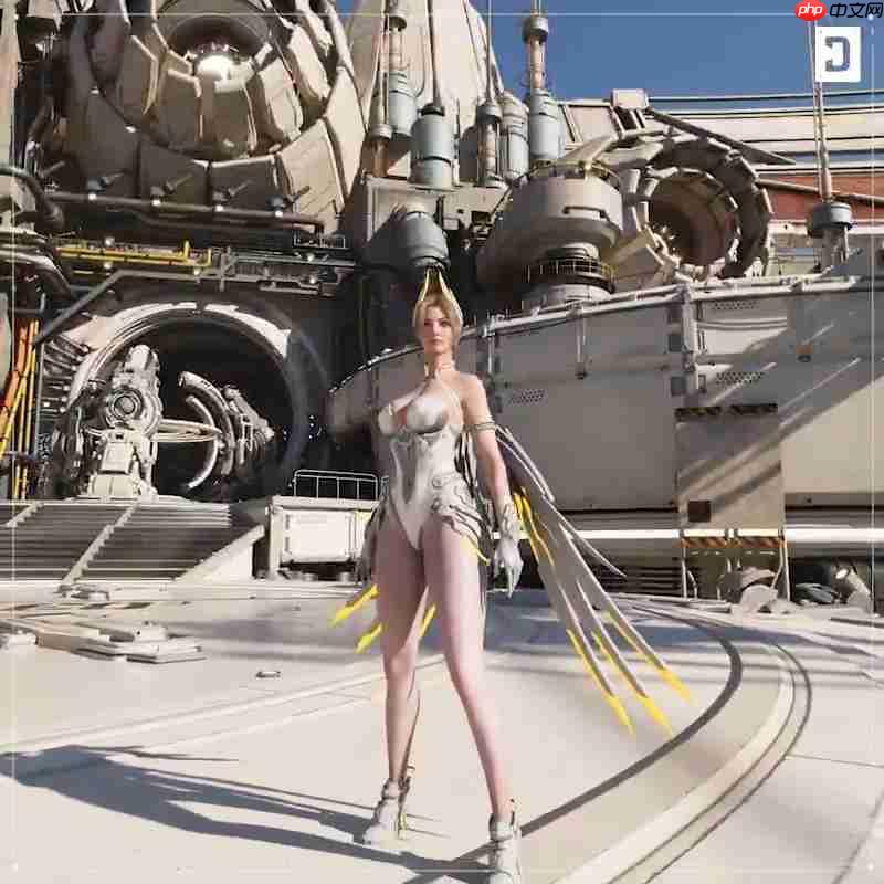 《第一后裔》美女塞琳娜新皮肤 质感非常逼真！