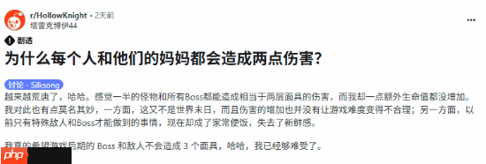 玩家抱怨《丝之歌》难度大：一刀两格血怎么玩？