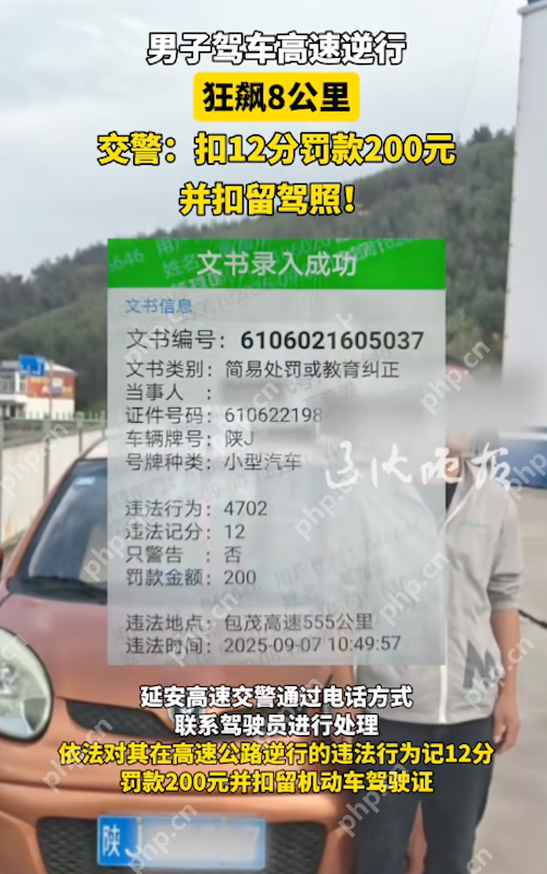 男子高速“逆行狂飙”8公里：教科书式危险驾驶，处罚结果引热议 - 创想鸟