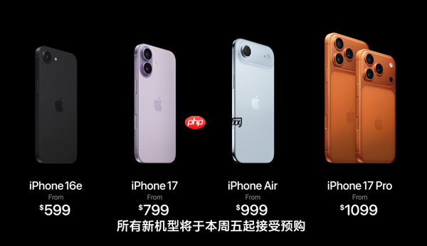 iPhone 17系列今晚预购：标准版最受欢迎 京东预约数破300万