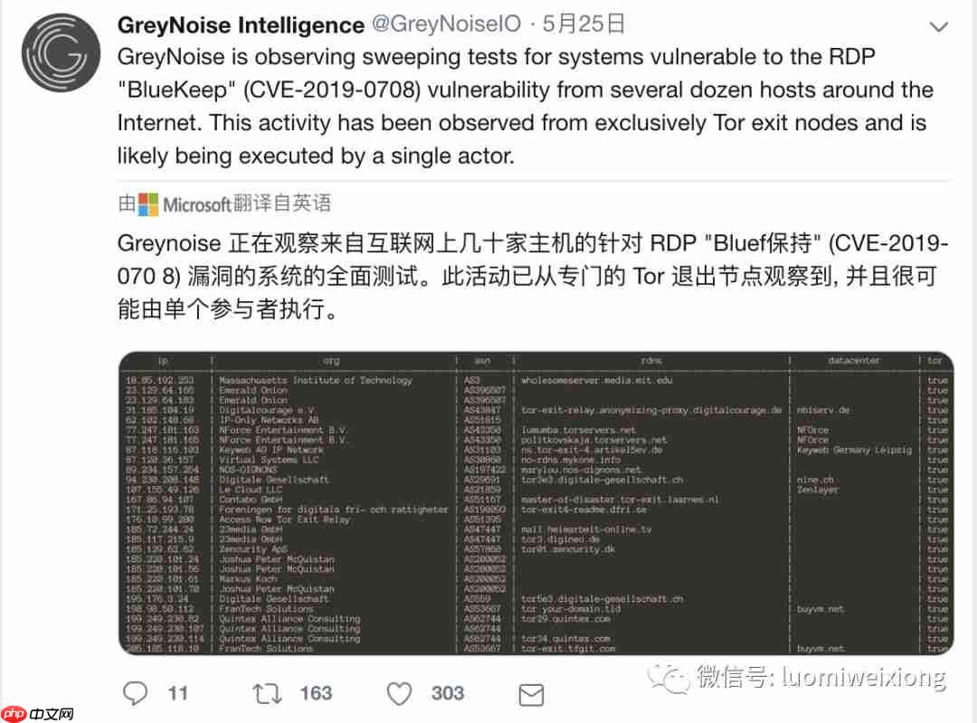 儿童节礼物-BlueKeep漏洞POC恐怖来袭