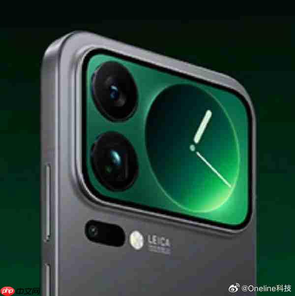  小米手机官方泄露 17 Pro Max 新机图片！采用副屏设计 