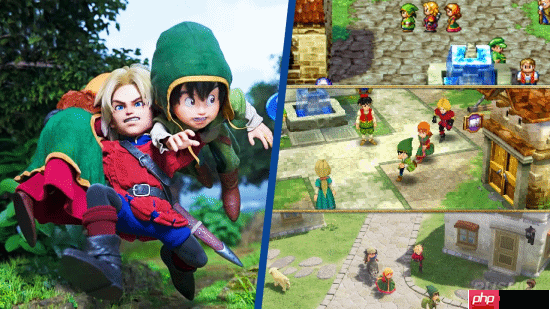 差异明显！勇者斗恶龙7重制版与原版画面进化对比