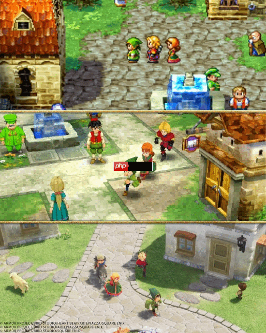 差异明显！勇者斗恶龙7重制版与原版画面进化对比