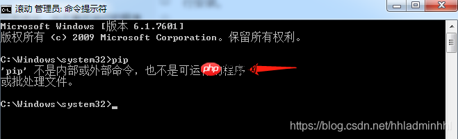 解决‘python‘ 、‘pip‘ 不是内部或外部命令，也不是可运行的程序 或批处理文件