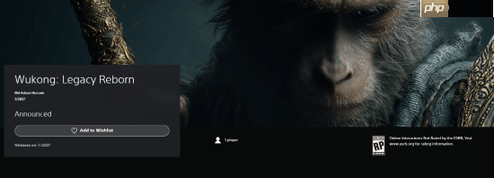 疑似《黑神话：悟空》山寨游戏登陆ps商店！虚幻5引擎打造