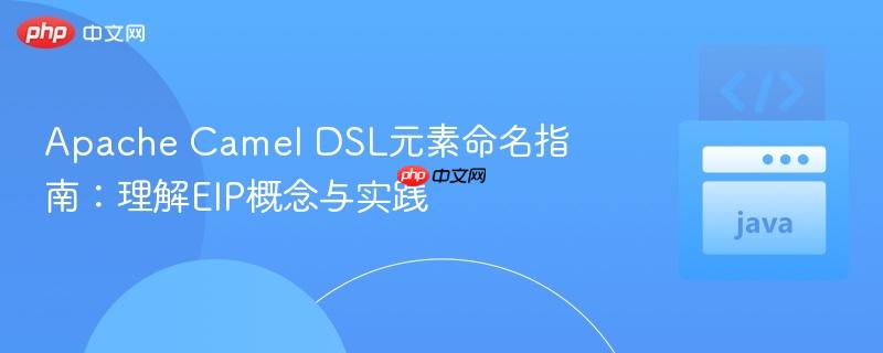 Apache Camel DSL元素命名指南：理解EIP概念与实践