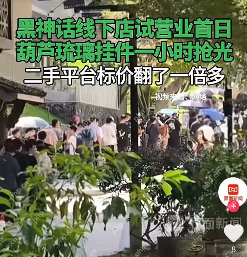 《黑神话》首家线下零售店开业火爆，官方为排队体验不佳致歉 - 创想鸟