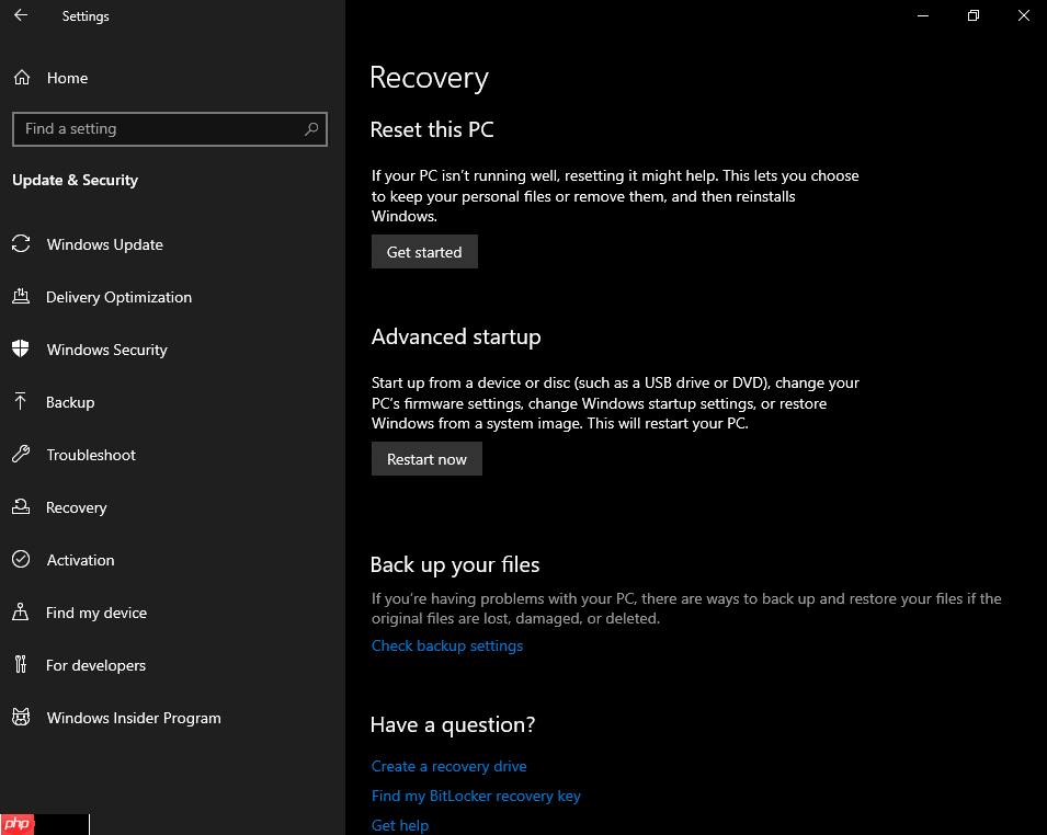 Windows 10 19H1新版18312推送：预留存储上线、重置UI调整