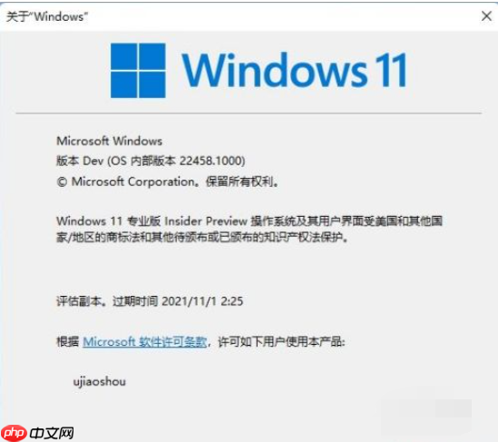 怎么看升级到win11是不是正式版