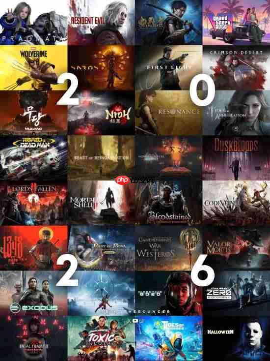 2026年大作超多！一图汇总 你最想玩哪些？