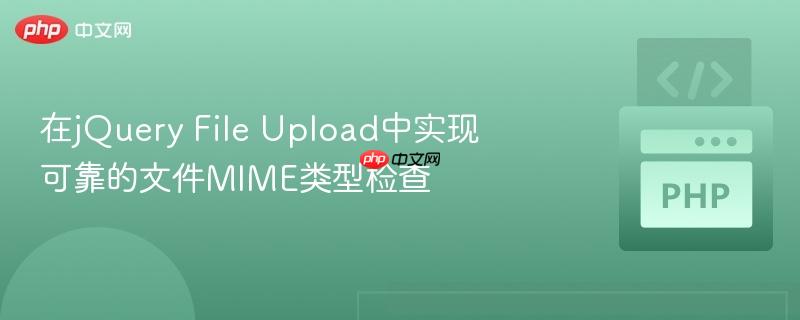 在jquery file upload中实现可靠的文件mime类型检查