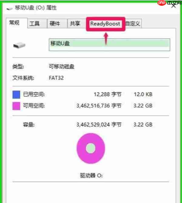 Win10使用ReadyBoost提高系统运行速度的方法
