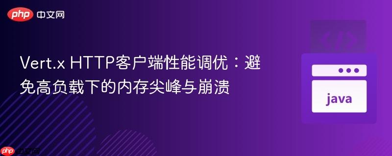 Vert.x HTTP客户端性能调优：避免高负载下的内存尖峰与崩溃