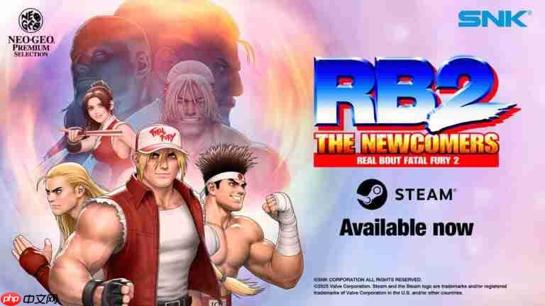 经典移植！《REAL BOUT 饿狼传说2 -THE NEW COMERS-》上线steam