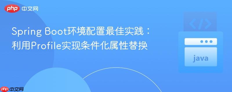Spring Boot环境配置最佳实践：利用Profile实现条件化属性替换