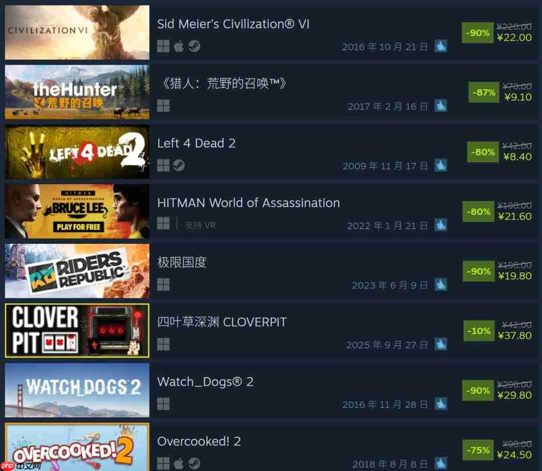 Steam秋季特卖正式开启！《剑星》8折促销214元