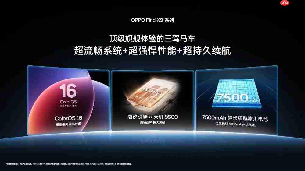 OPPO Find X9 系列外观公布，全新模组设计 