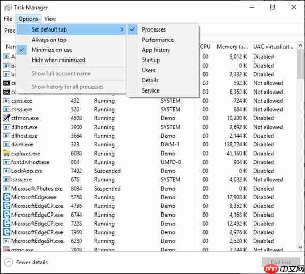 Win10更加人性化！任务管理器标签、操作中心快捷方式都可自定义