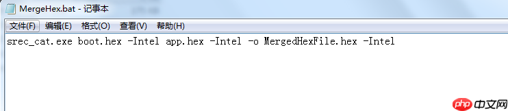 STM32使用批处理实现内部flash，外部flash等多个地址hex文件合并，再通过STM32CubeProg同时下载