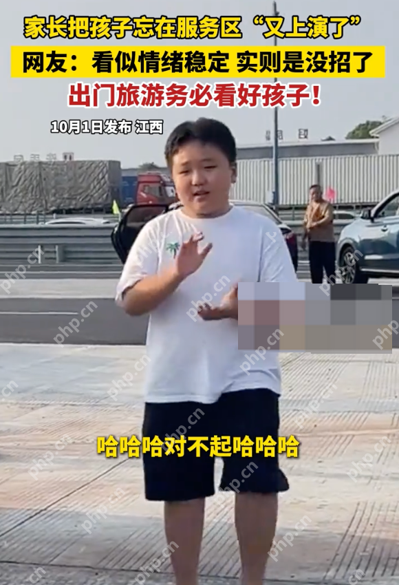 家长把孩子忘在服务区“又上演了” 网友：小孩看似情绪稳定 实则是没招了 - 创想鸟
