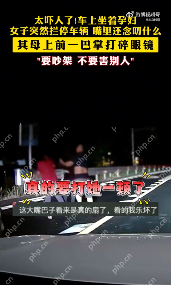 半夜一女子冲到车前碎碎念吓坏司机 女子母亲：吵架不要害别人 - 创想鸟