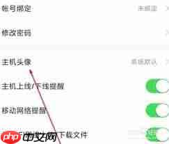 向日葵远程控制怎么设置个性头像