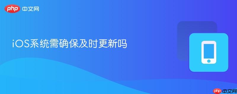 iOS系统需确保及时更新吗