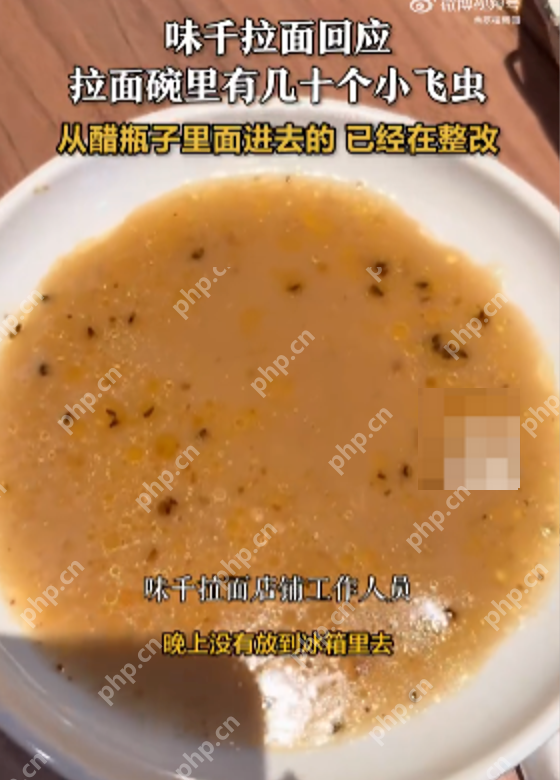 味千拉面回应碗里现大量飞虫:醋瓶子未及时清理导致 已在整改并协商赔偿 - 创想鸟