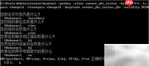 Tomcat单向HTTPS配置