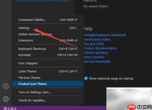 关闭VS Code装饰徽章方法