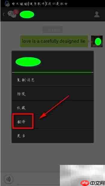 微信5.3翻译功能使用指南