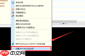 diskgenius如何设置Bios启动项