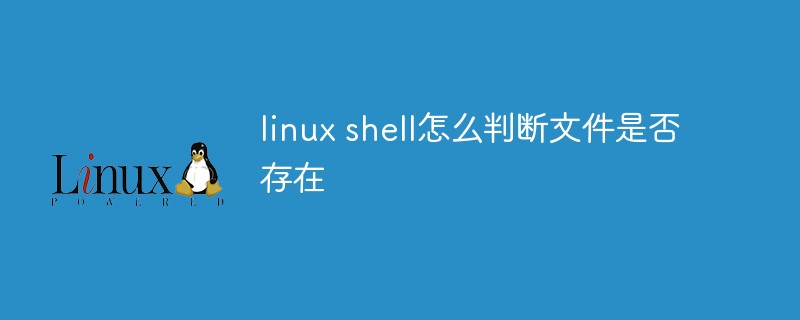 linux shell怎么判断文件是否存在