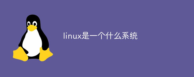 linux是一个什么系统