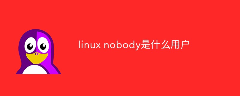 linux nobody是什么用户
