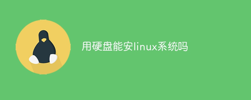 用硬盘能安linux系统吗