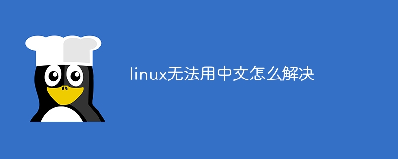 linux无法用中文怎么解决