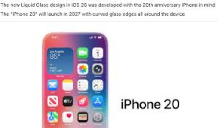 20周年版iPhone或成苹果首款曲面机,配置参数有哪些亮点？