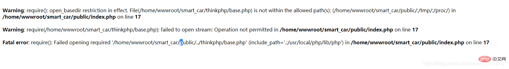 如何解决Nginx部署thinkphp时报错500问题