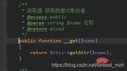 解决TP5取不到Model的自定义字段问题
