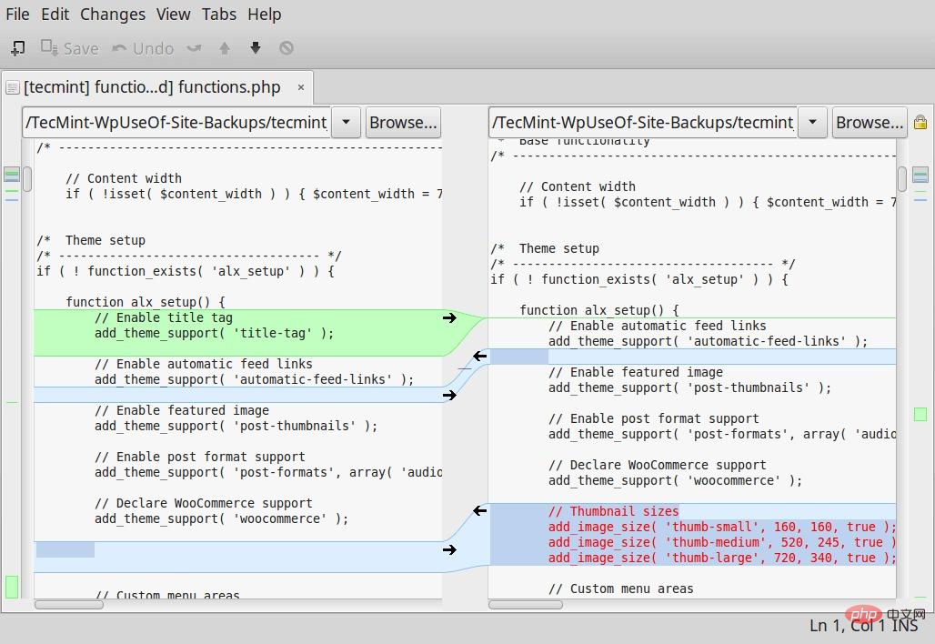 Linux下9种优秀的代码比对工具【推荐】
