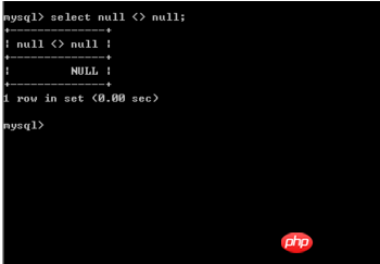 如何利用MySQL数据库判断NULL结果为1？