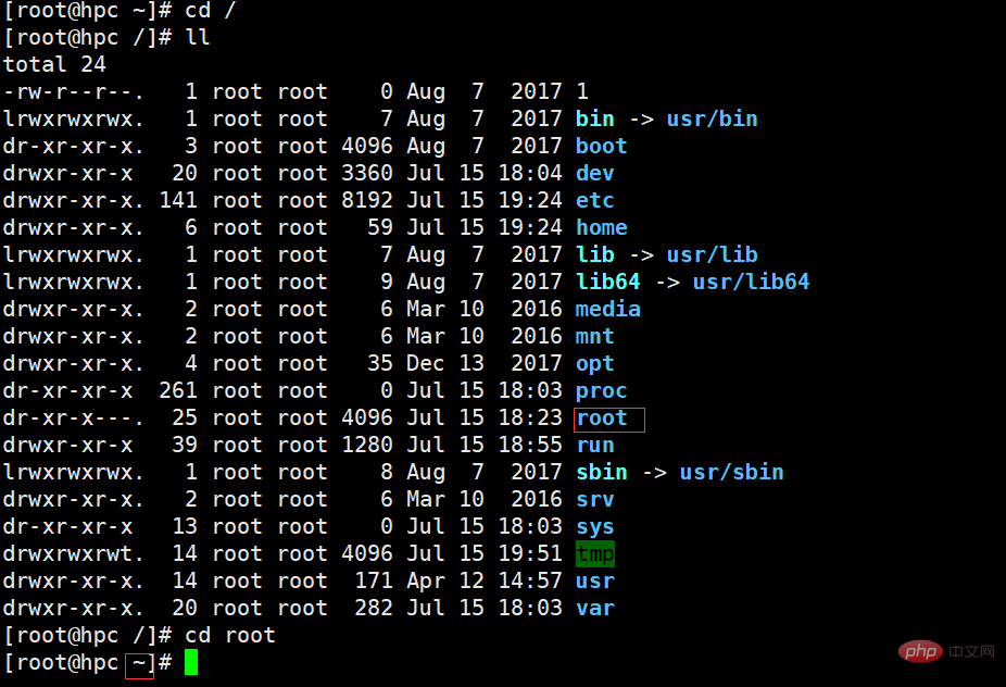 Linux下”/”与”~”的区别详细介绍