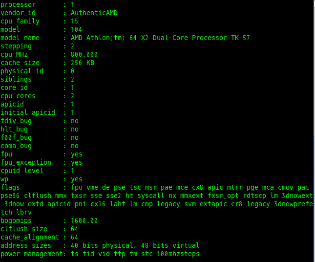 linux怎么查看cpu信息