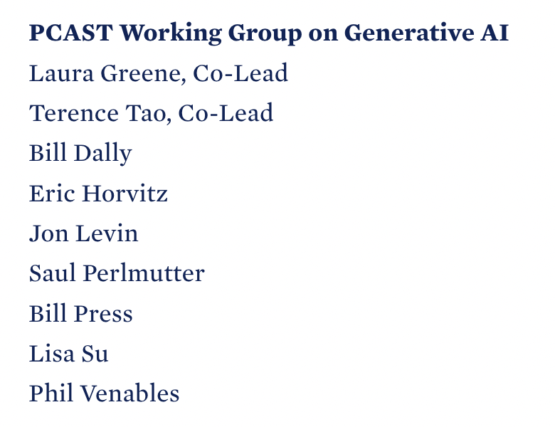 陶哲轩宣布主持白宫生成式AI工作组，李飞飞、Hassabis发表演讲