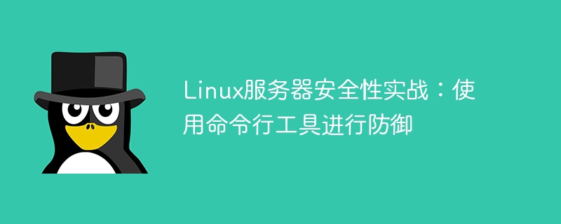 linux服务器安全性实战：使用命令行工具进行防御